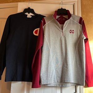 2/$15 Mississippi state and Champion sweatshirt bundle- Price Firm